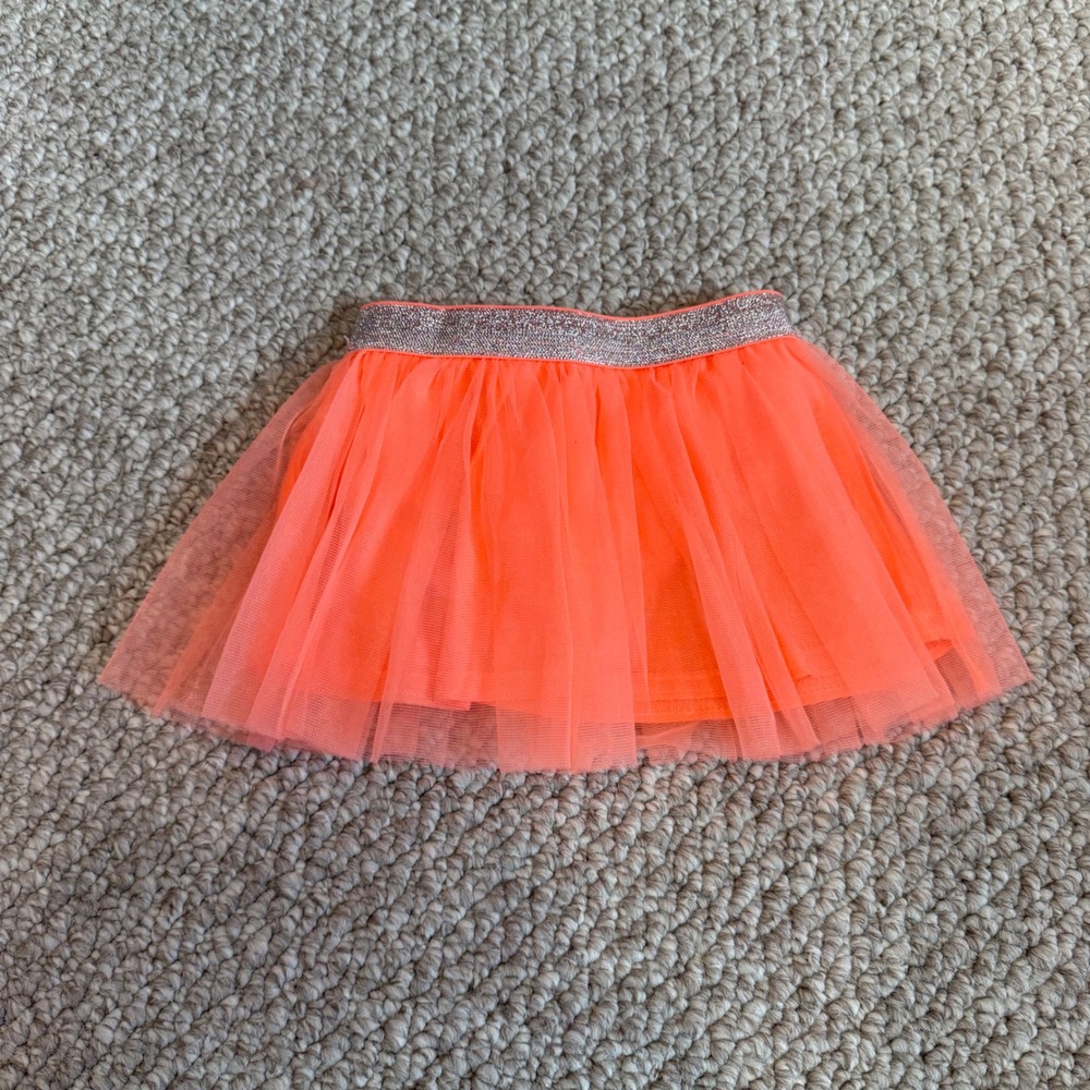 Garanimals Baby Girl Neon Tulle Tutu Skirt with Built-in Cover Size 3-6 Months